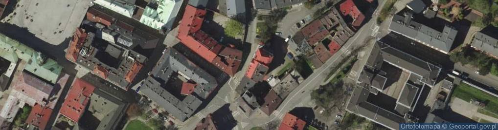 Zdjęcie satelitarne Bank Spółdzielczy w Cieszynie