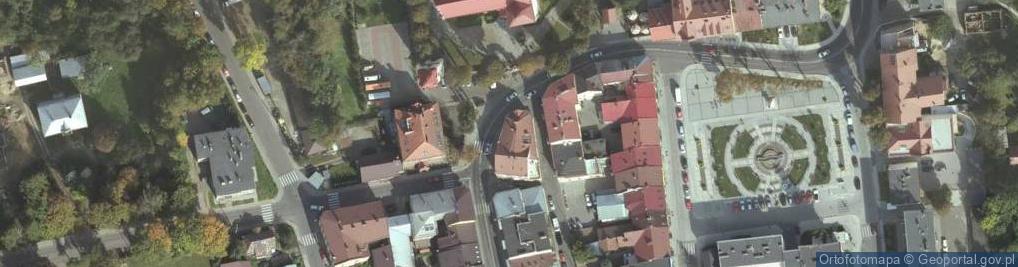 Zdjęcie satelitarne Bank Spółdzielczy w Dynowie