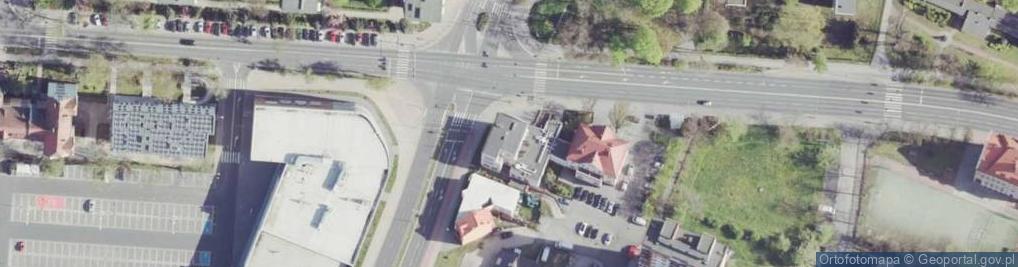 Zdjęcie satelitarne Bank Spółdzielczy w Głogowie