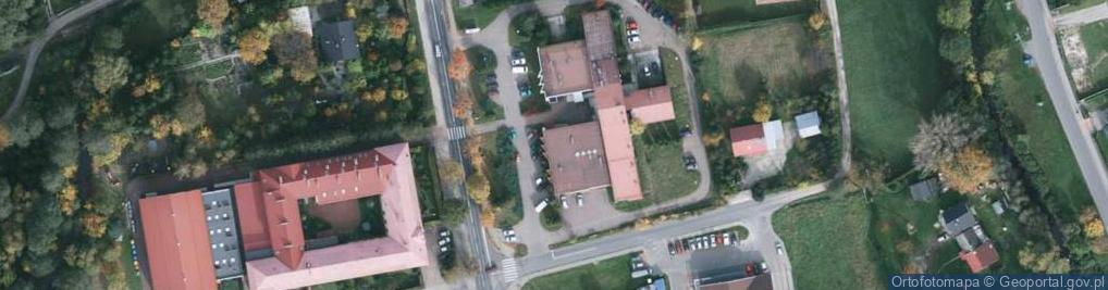 Zdjęcie satelitarne Bank Spółdzielczy w Jasienicy
