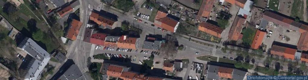 Zdjęcie satelitarne Bank Spółdzielczy w Jaworze