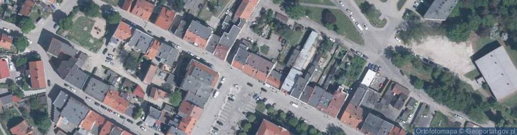 Zdjęcie satelitarne Bank Spółdzielczy w Kątach Wrocławskich
