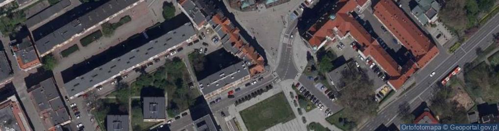 Zdjęcie satelitarne Bank Spółdzielczy w Legnicy