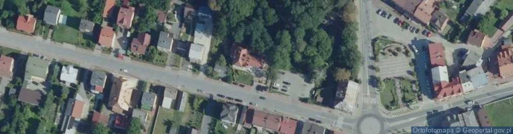 Zdjęcie satelitarne Bank Spółdzielczy w Łopusznie
