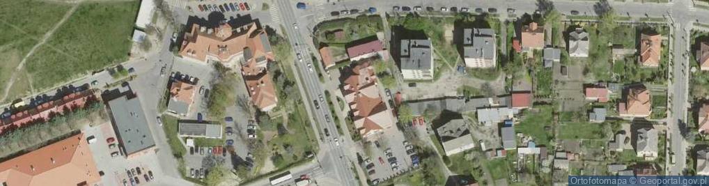 Zdjęcie satelitarne Bank Spółdzielczy w Miliczu