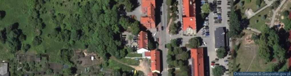 Zdjęcie satelitarne Bank Spółdzielczy w Mrągowie