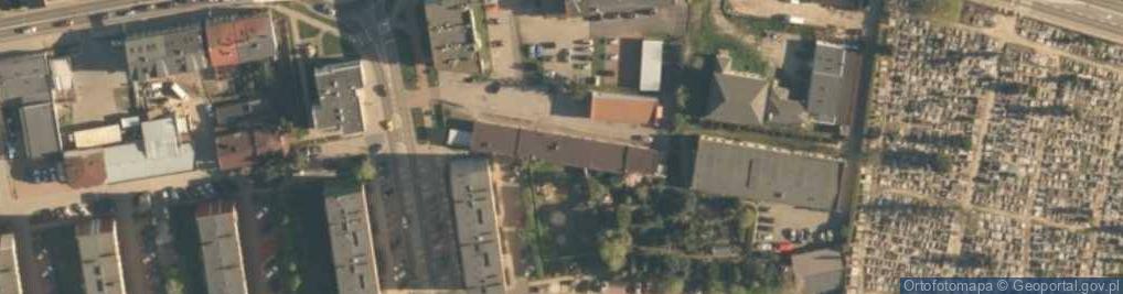 Zdjęcie satelitarne Bank Spółdzielczy w Poddębicach