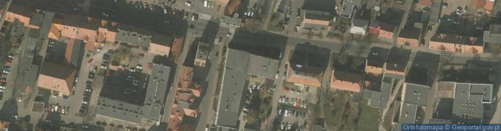 Zdjęcie satelitarne Bank Spółdzielczy w Środzie Śląskiej