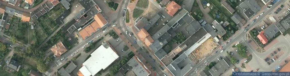 Zdjęcie satelitarne Bank Spółdzielczy w Tucholi
