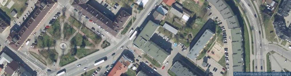 Zdjęcie satelitarne Bank Spółdzielczy w Zambrowie