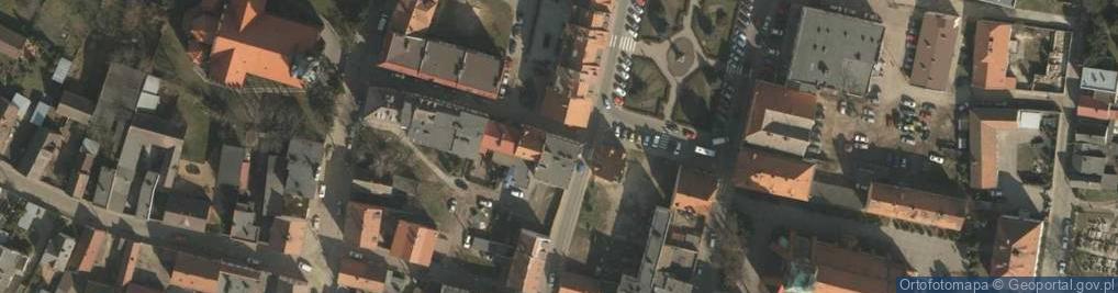 Zdjęcie satelitarne Bank Spółdzielczy w Żmigrodzie