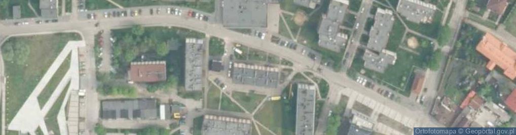 Zdjęcie satelitarne BS w Wolbromiu/Punkt Kasowy w Łazach