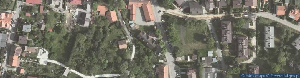 Zdjęcie satelitarne Krakowski Bank Spółdzielczy, oddział w Wieliczce