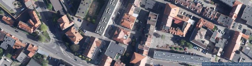 Zdjęcie satelitarne Łużycki Bank Spółdzielczy w Lubaniu