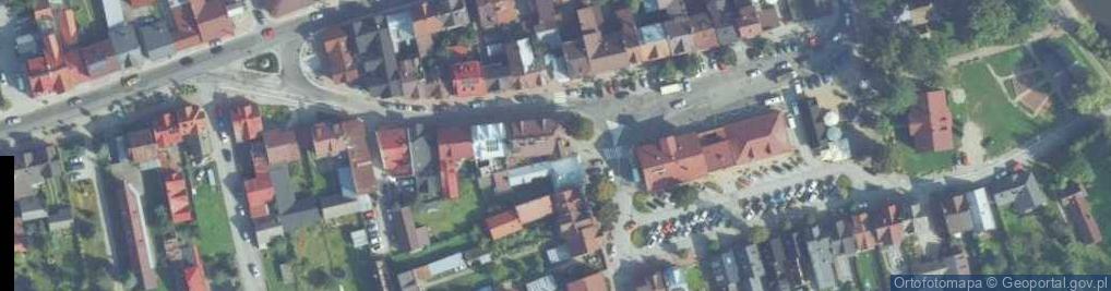 Zdjęcie satelitarne Pieniński Bank Spółdzielczy