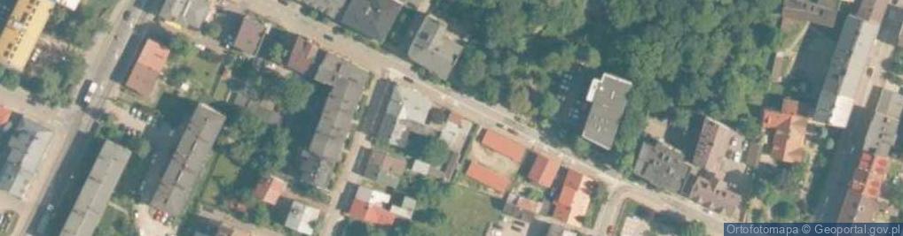 Zdjęcie satelitarne Żywiecka Chata
