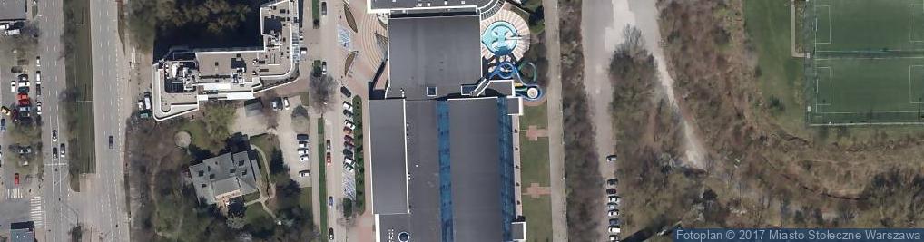 Zdjęcie satelitarne 'Bania Ruska' Na Terenie Parku Wodnego Warszawianka