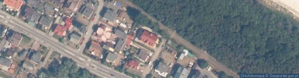 Zdjęcie satelitarne Bar pod Kogutami