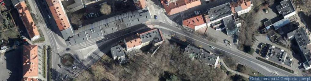 Zdjęcie satelitarne Bar U Bartosza