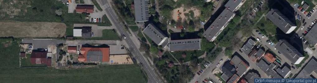 Zdjęcie satelitarne M''CAFE-Bar Treter, Legnica
