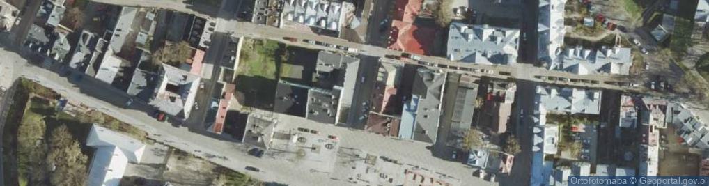 Zdjęcie satelitarne Na Krzywej