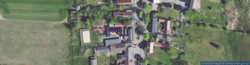 Zdjęcie satelitarne Noclegi i Bar Krasieńka, oraz wynajem rusztowań