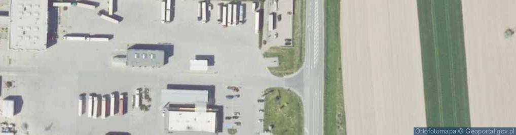 Zdjęcie satelitarne Przy drodze 45 na stacji Lotos