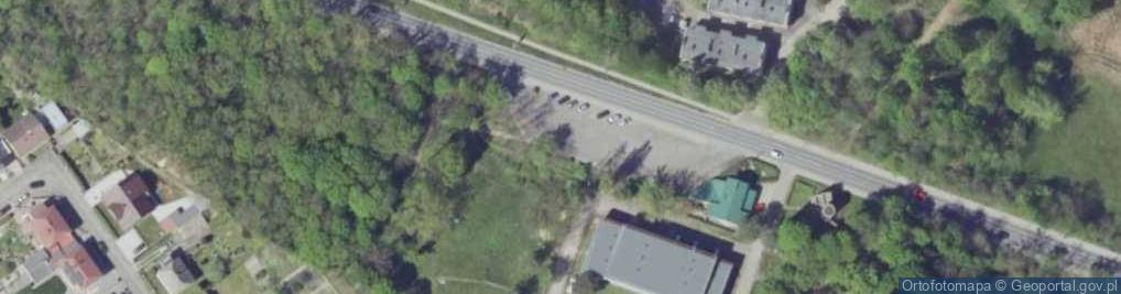 Zdjęcie satelitarne przy drodze 45