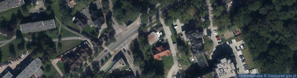 Zdjęcie satelitarne Przy Potoku