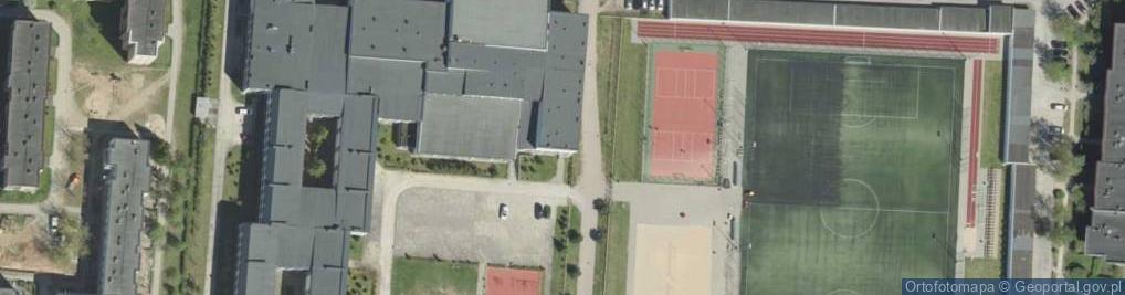 Zdjęcie satelitarne Basen ZS nr 10 w Suwałkach