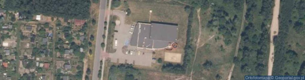 Zdjęcie satelitarne Centrum Kultury Fizycznej w Brzezinach - Basen