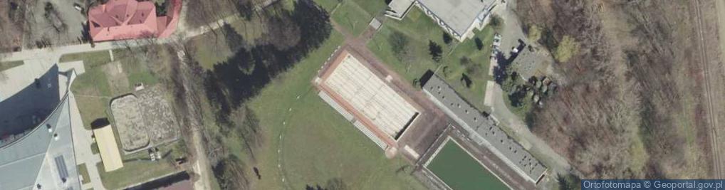 Zdjęcie satelitarne Letni Park Wodny Mościce