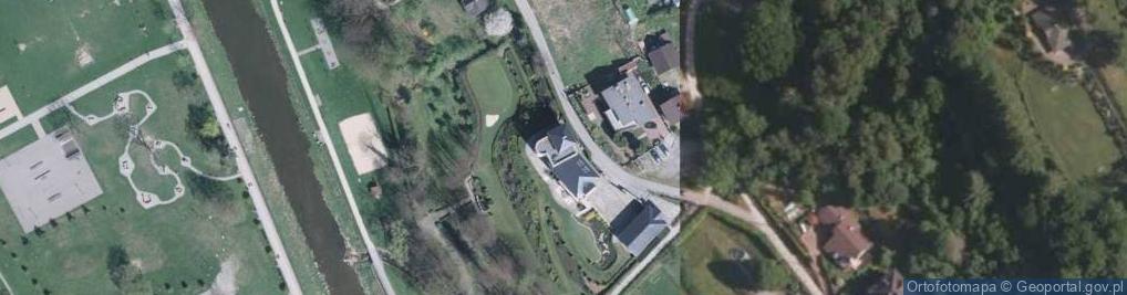 Zdjęcie satelitarne Park Wodny Tropikana w hotelu Gołębiewski