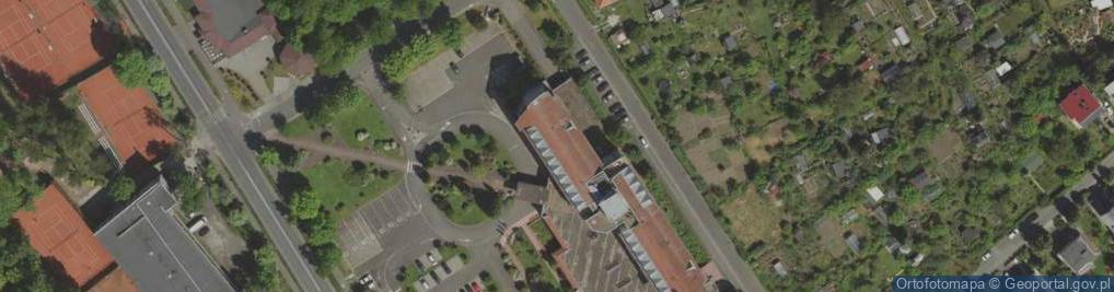 Zdjęcie satelitarne przy Hotelu Jelenia Góra