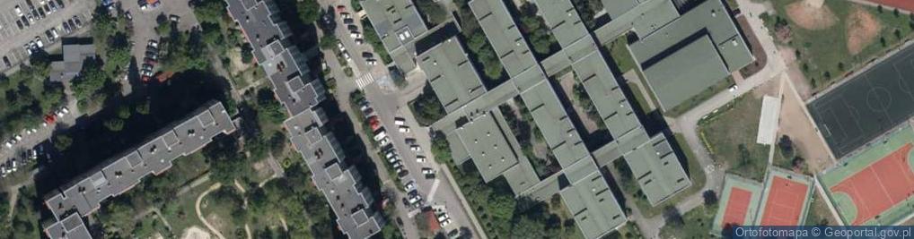Zdjęcie satelitarne Szkoła Pływania i Basen Kryty przy SP 113 Wrocław