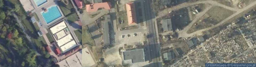 Zdjęcie satelitarne Wrzesińskie Obiekty Sportowo-Rekreacyjne