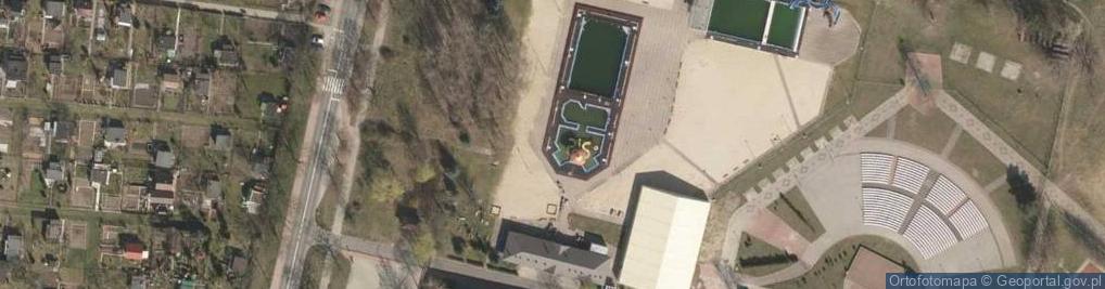 Zdjęcie satelitarne Zespół basenów otwartych PCA