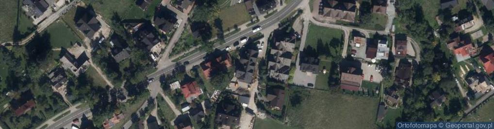 Zdjęcie satelitarne Aspen House Zakopane
