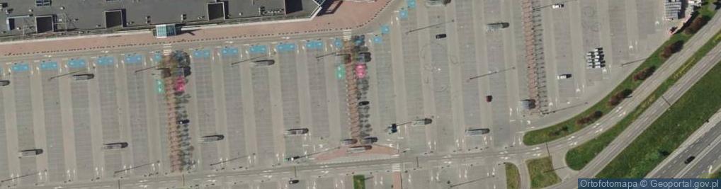Zdjęcie satelitarne Auchan