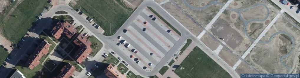 Zdjęcie satelitarne Dąbrówki