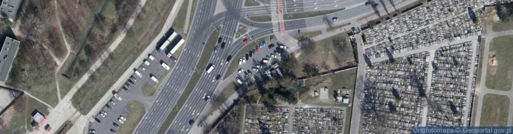 Zdjęcie satelitarne do 3,5t Cmentarz Doły
