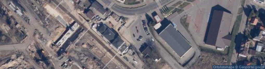 Zdjęcie satelitarne Dworzec PKP