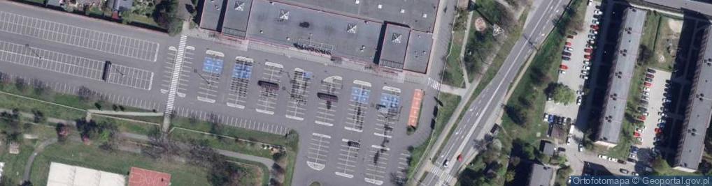 Zdjęcie satelitarne Parking Auchan