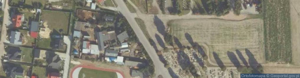 Zdjęcie satelitarne Parking przy cmentarzu
