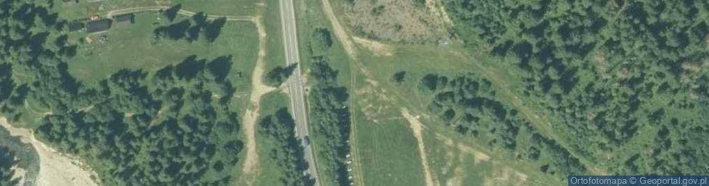 Zdjęcie satelitarne Parkuj i na wyciąg Hawrań