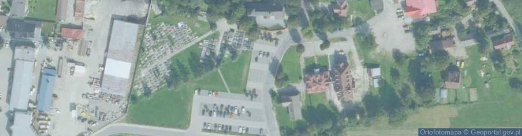 Zdjęcie satelitarne Przy kościele