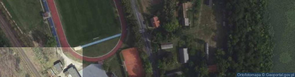 Zdjęcie satelitarne przy Skansenie budownictwa