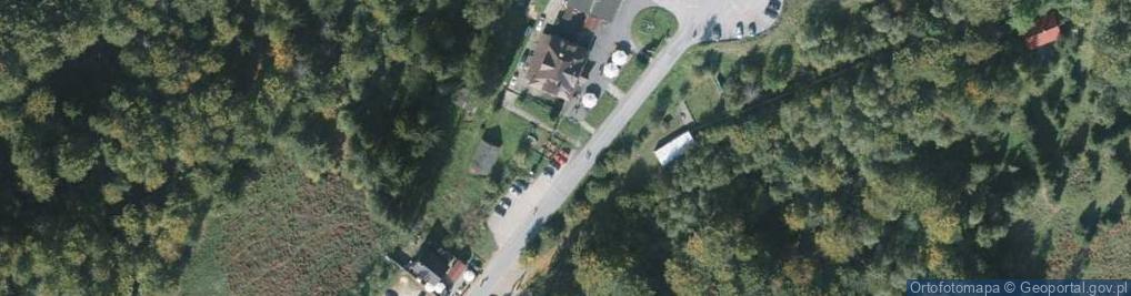 Zdjęcie satelitarne schronisko Równica