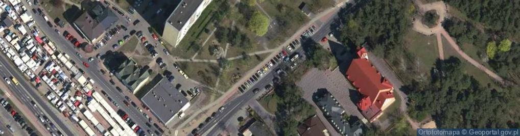 Zdjęcie satelitarne Warszawa - Osiedle Jagiellońska