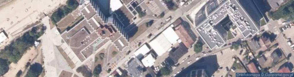 Zdjęcie satelitarne za pensjonatem Pingwin